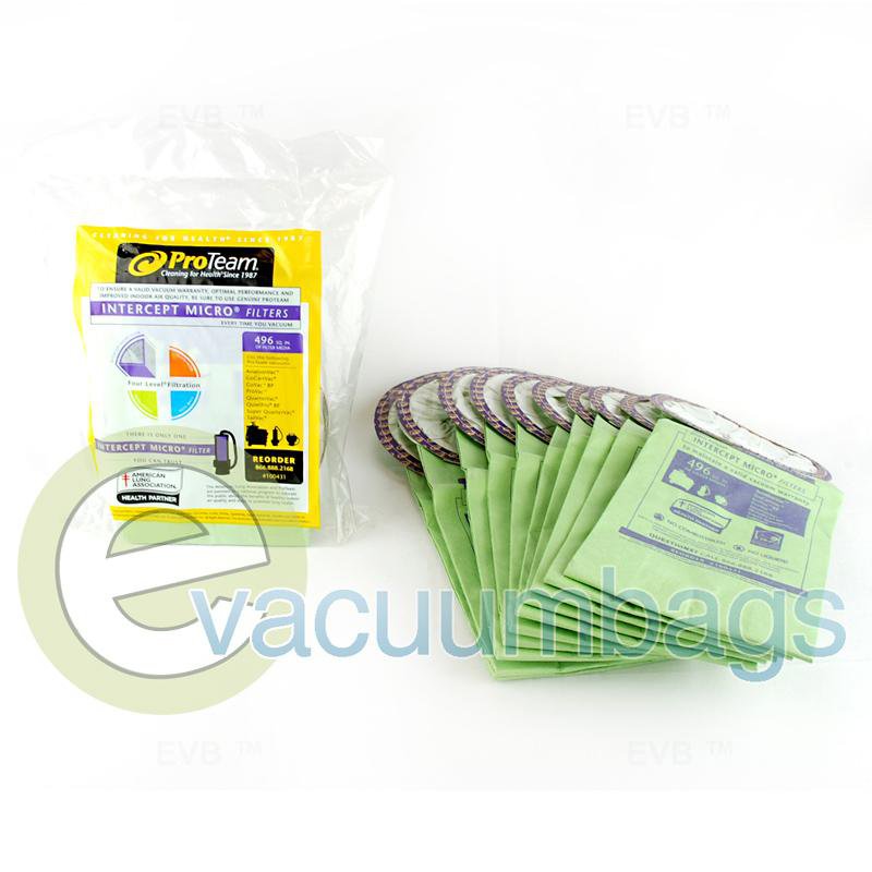 ProTeam ProVac Intercept Micro Filter Vacuum Bags 10 Pack  100431 14-2440-04