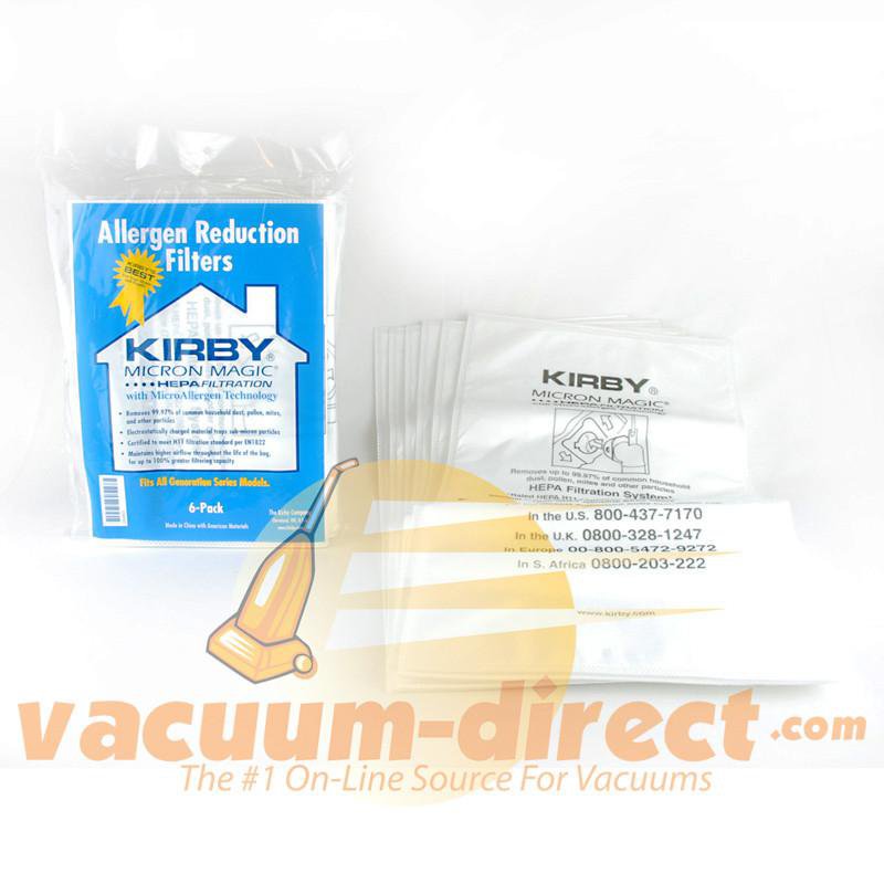 Kirby Generation Series Micron Magic HEPA Cloth Vacuum Bags 49-2442-05