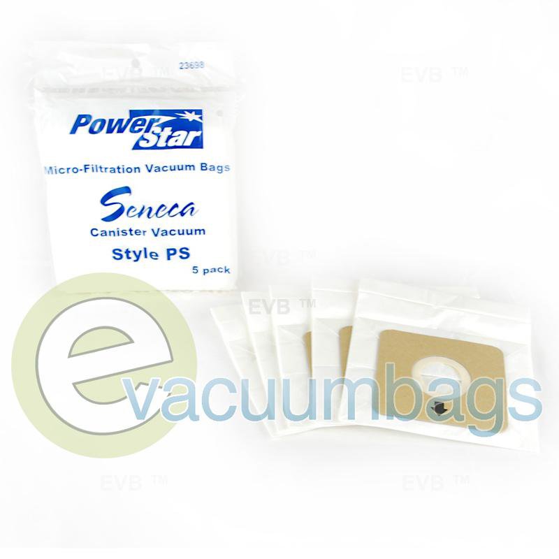 Power Star Seneca Canister Style PS Micro-Filtration Vacuum Bags 5 Pack 23698 PS-1405