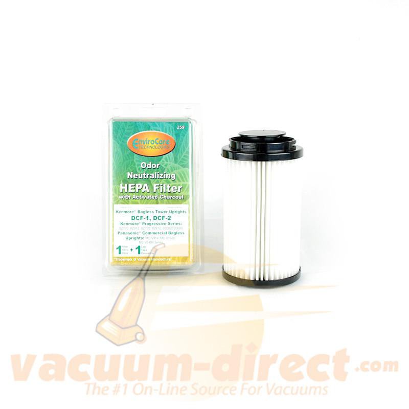 Panasonic Commercial Bagless Generic Odor Neutralizing HEPA Filter by EnviroCare 259 46-2306-02