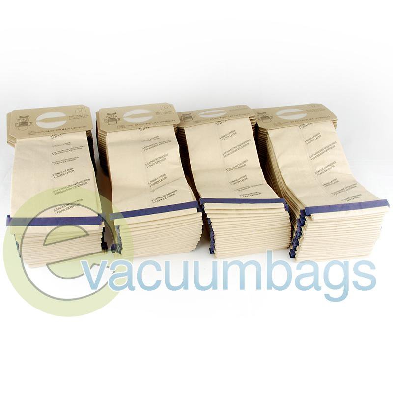 Electrolux Style U Discovery Upright Paper Vacuum Bags by DVC Generic 100 Pack 425311 EXR-1452