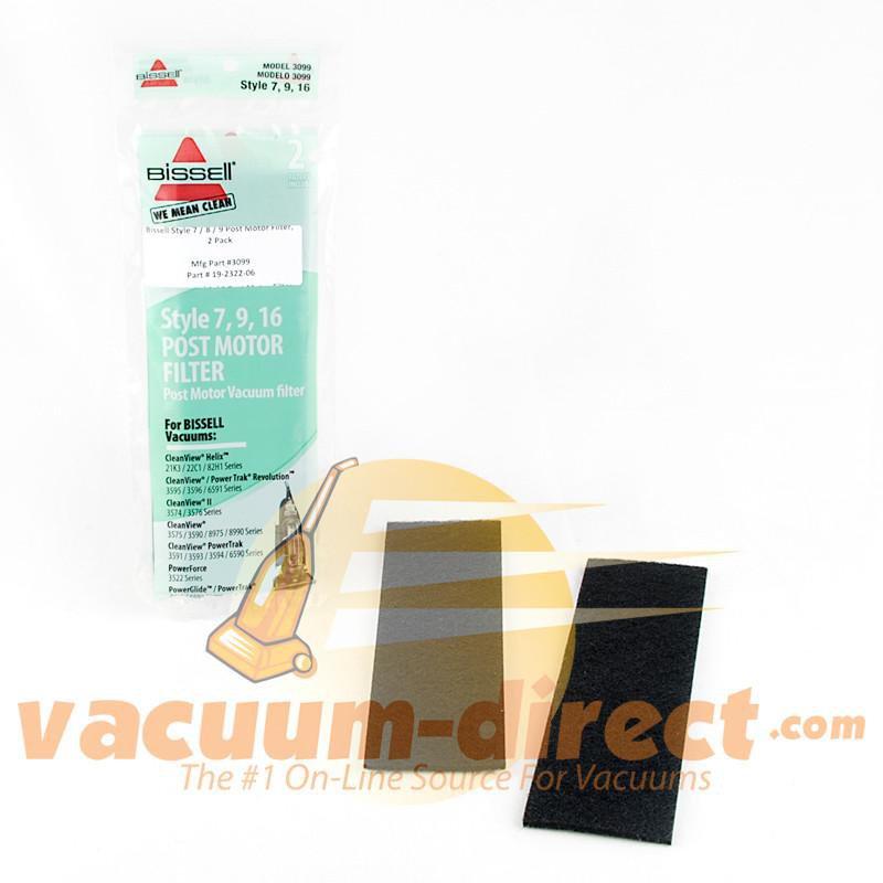 Bissell Style 7 9 & DC16 Post Motor Filter 19-2322-06