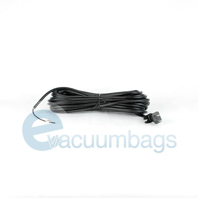 Fit All 40' 17-2 Black Wire Male Plug Vacuum Power Cord 1 pc. 32-5423-64 32-5423-64