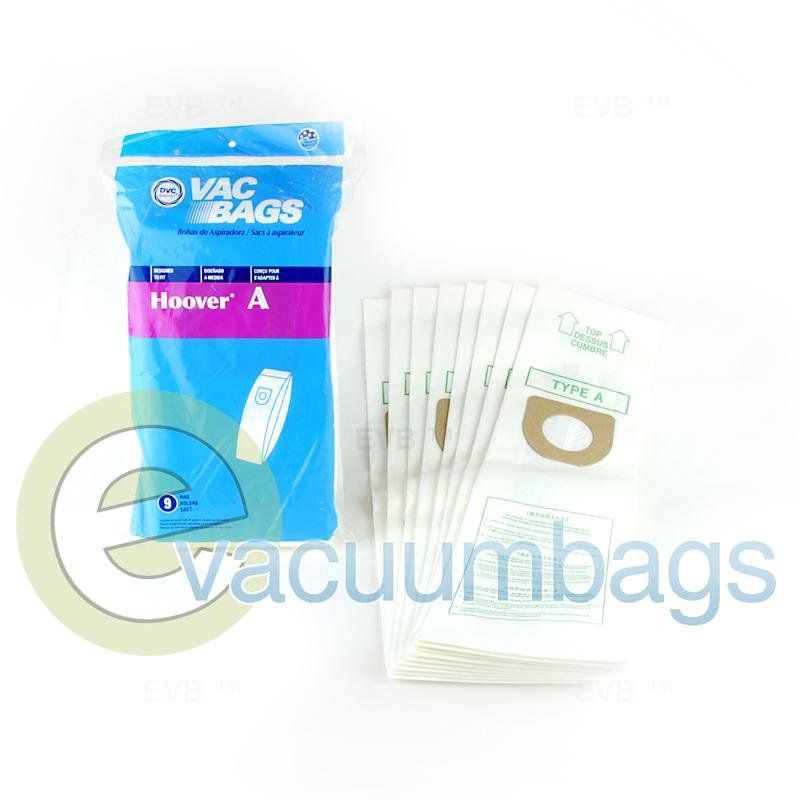 Hoover Style A Upright Paper Vacuum Bags by DVC Generic 9 Pack 409847 HR-14015-9