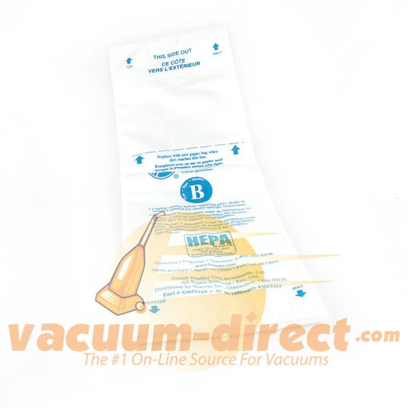 Hoover Type B HEPA Vacuum Bag 39-2401-06