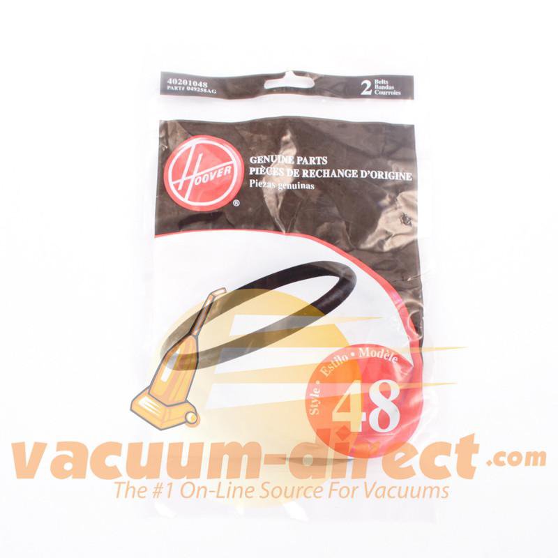 Hoover Style 48 Agitator Belt 2 Pack Genuine Hoover Parts 39-3201-03
