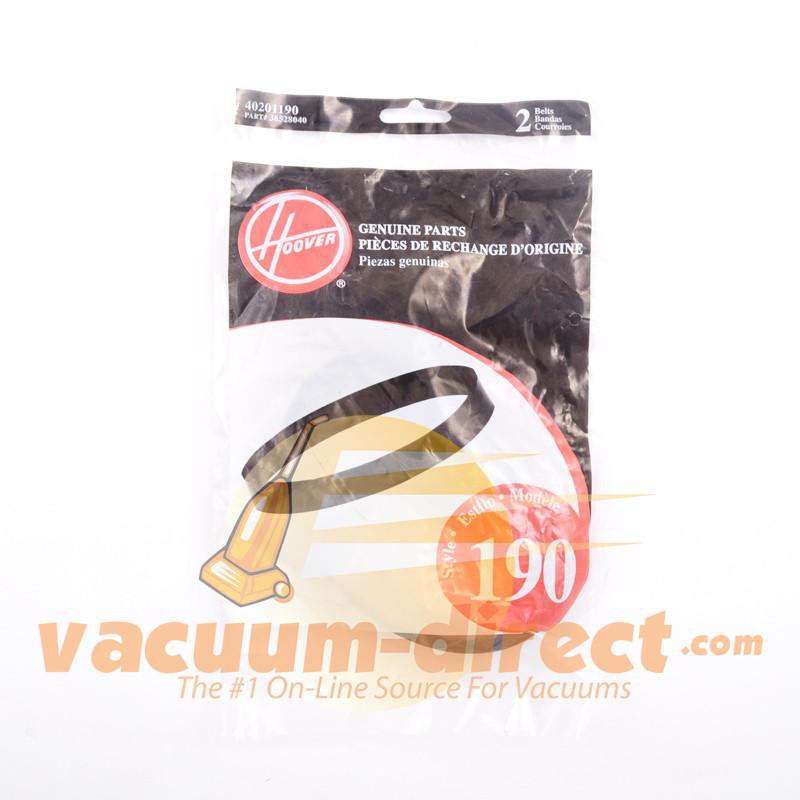 Hoover Style 190 Elite/Legacy Upright Agitator Belt 2 Pack Genuine Hoover Parts 39-3134-08
