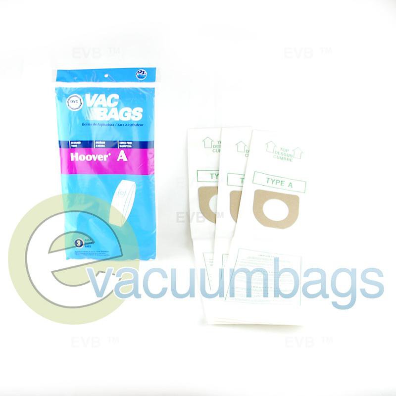 Hoover Style A Upright Paper Vacuum Bags by DVC Generic 3 Pack 405337 HR-14015