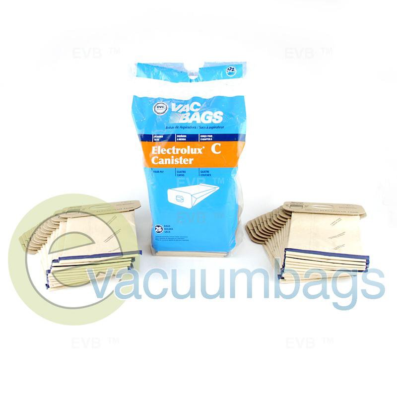Electrolux Style C Canister Paper Vacuum Bags by DVC DC26 Pack 409715 EXR-14105