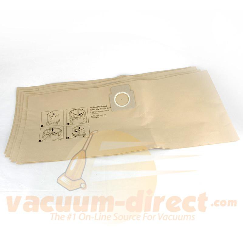 Alto Attix Wap Clarke ST & Turbo GT Series 46321 Paper Vacuum Bags 5 Pack 46321