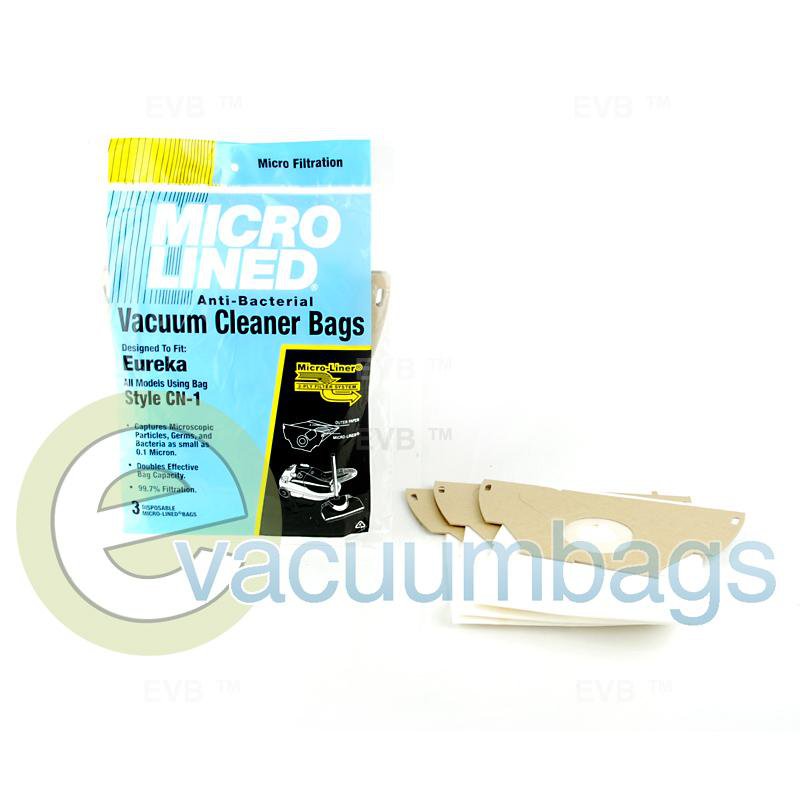 Eureka Style CN-1 Micro-Lined Paper Vacuum Bag by DVC 3 Pack 469777 GER-1473