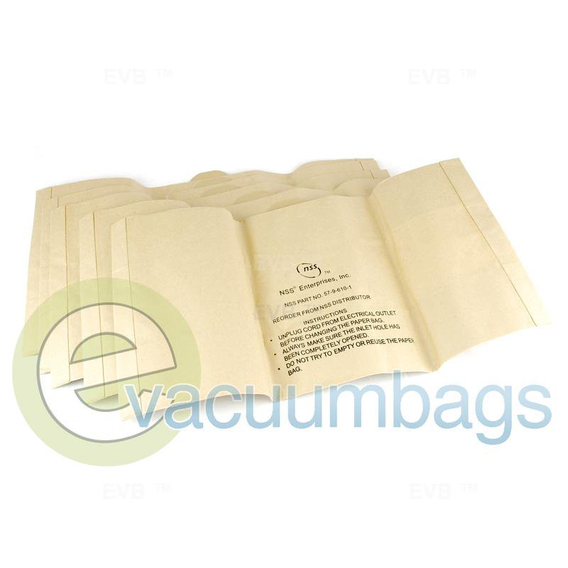NSS Charger 2025AB 2025DB Paper Vacuum Bags 5 Pack 5796101 5796101