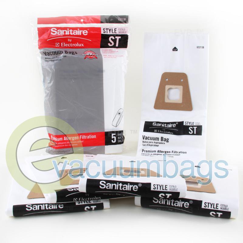 Sanitaire Style ST Upright Synthetic Vacuum Bags 5 Pack 63213B 21-2435-06