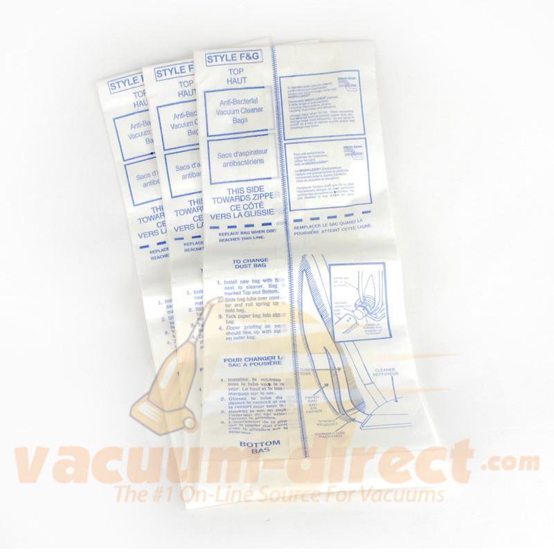 Clarke Type FG Anti Bacterial S12 series Paper Vacuum Bags 660638 3 Pack 660638
