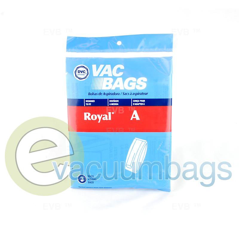 Royal Type A Upright Paper Vacuum Bags by DVC 3 Pack 429902 ROR-1400