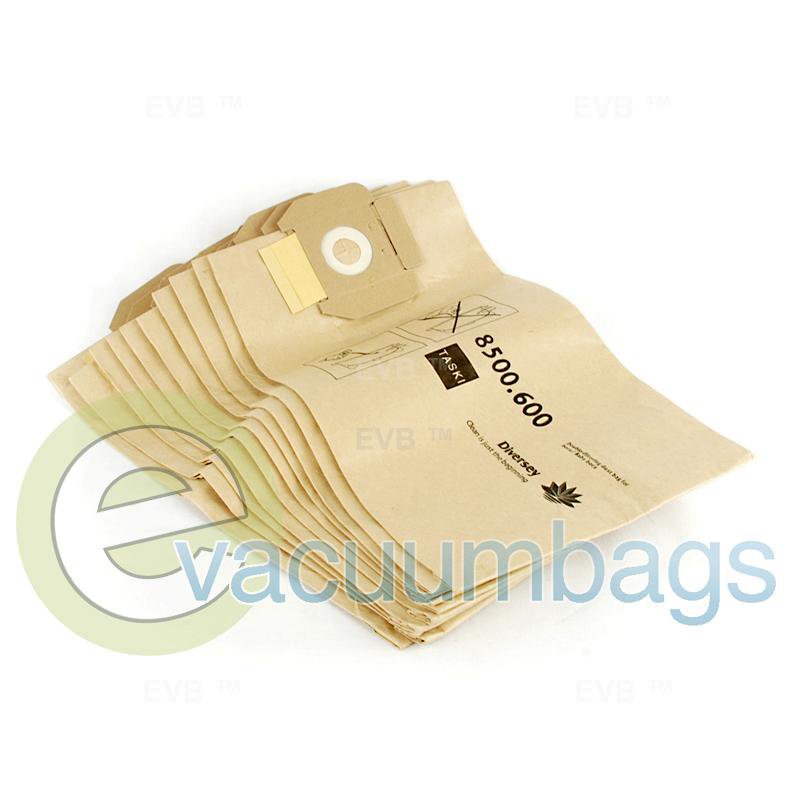 Kent Taski 8500.600 Commercial Paper Vacuum Bags 10 Pack 8500.600 8500.6