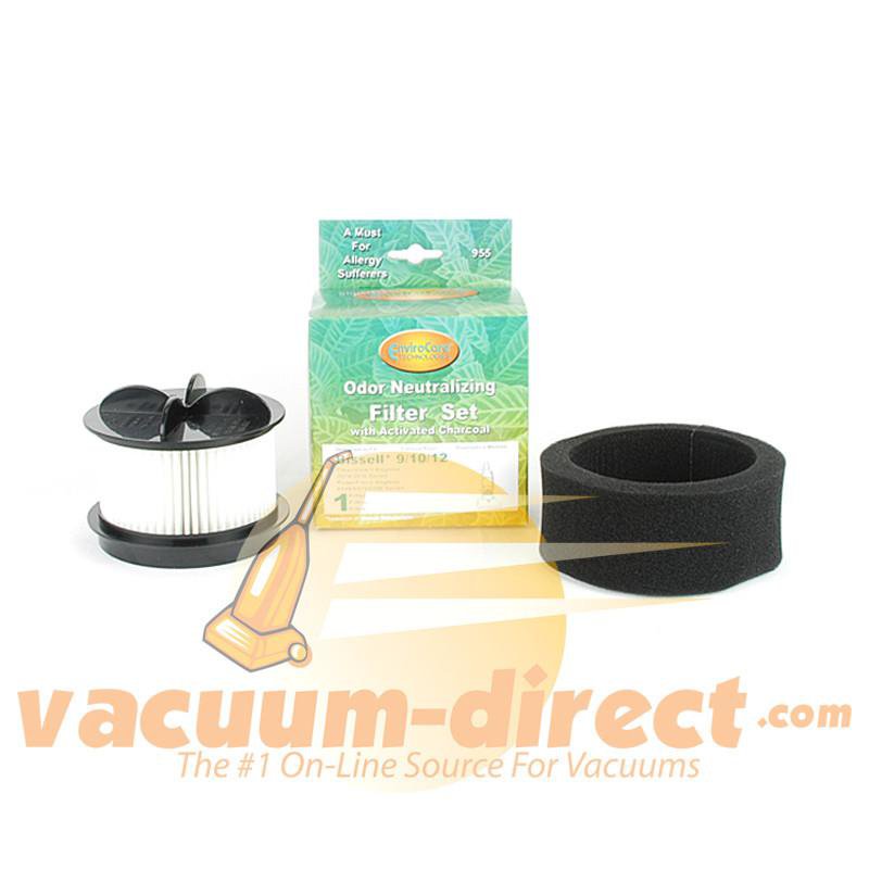Bissell Style 9 10 & 12 Hepa Filter Kit by EnviroCare 955 18-2316-05