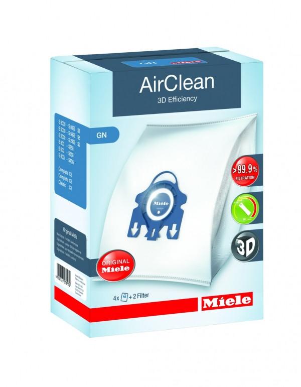 Miele GN AirClean 3D Efficiency Vacuum Bags Box of 4 Bags 10123210