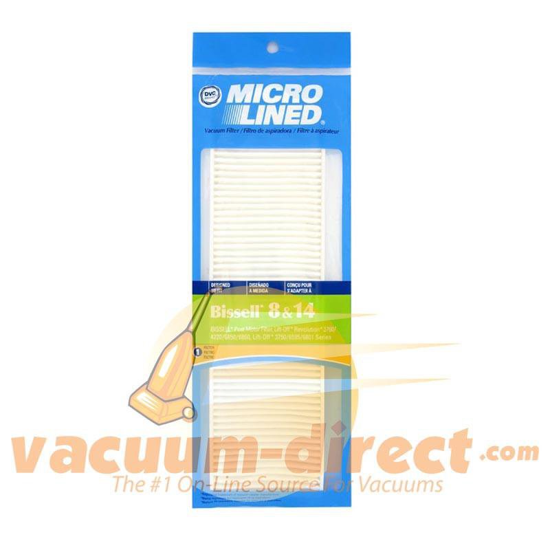 Bissell Microlined Style 8 & 14 HEPA Exhaust Filter by DVC BR-1860