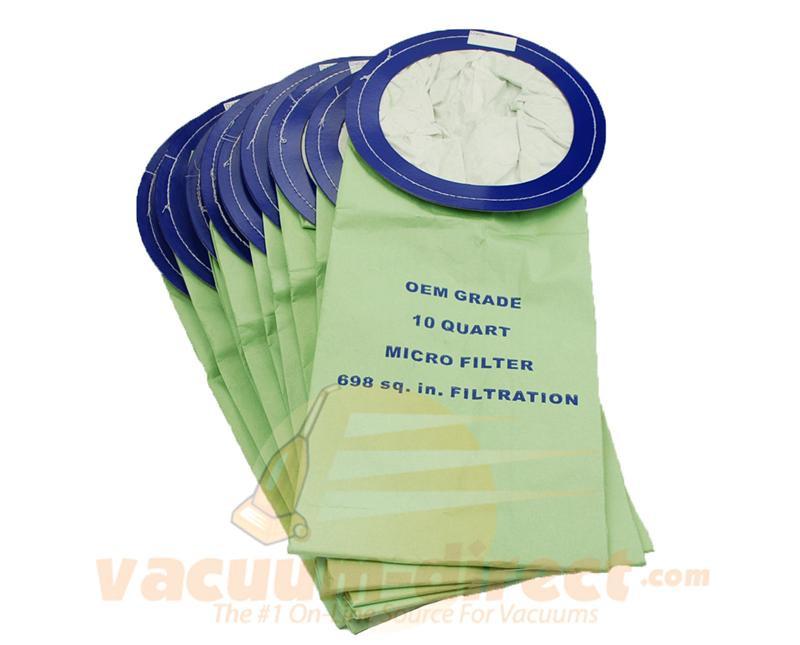 Bissell Advanced Filtration 10 Quart Backpack Filter Bags BGPKBP10MF.10QT 10 Bags BGPKBP10MF.10QT
