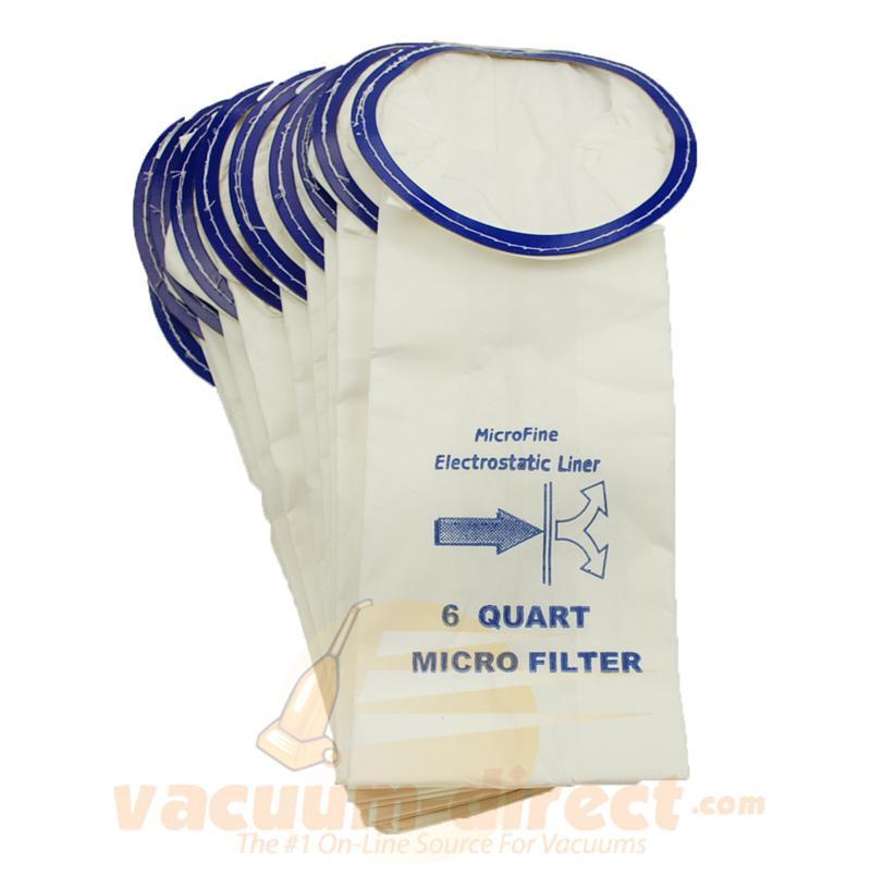 Bissell Advance Filtration 6 Quart Commercial Backpack Filter Bags 6 Bags BG151802