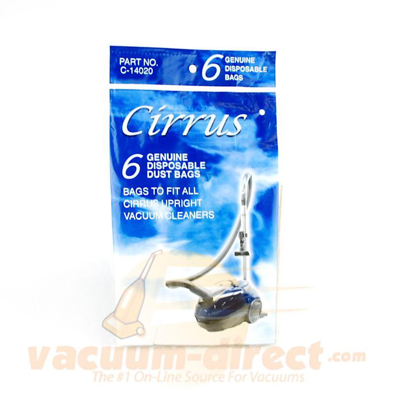 Cirrus Canister Vacuum Bags 6 Pack C-14020
