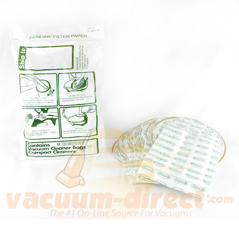 Compact & TriStar Generic Single Wall Vacuum Bags by EnviroCare 12 Pack 738SEC COR-14125
