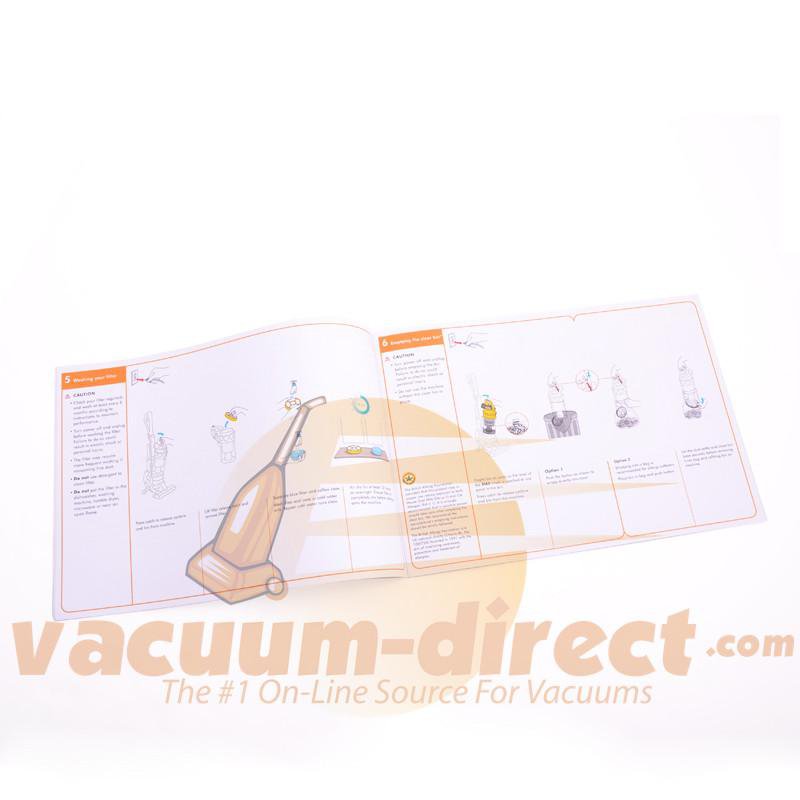 Dyson DC15 Instruction Pack for All Floors & HSN Exclusive Owners Manual 909553-02