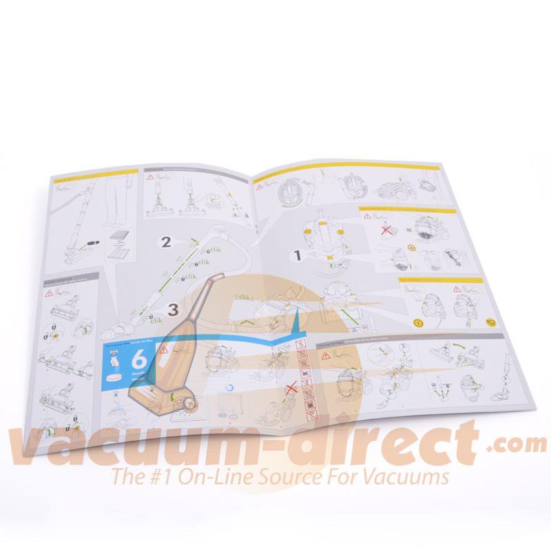 Dyson DC21 Instruction Pack Owners Manual 912584-01