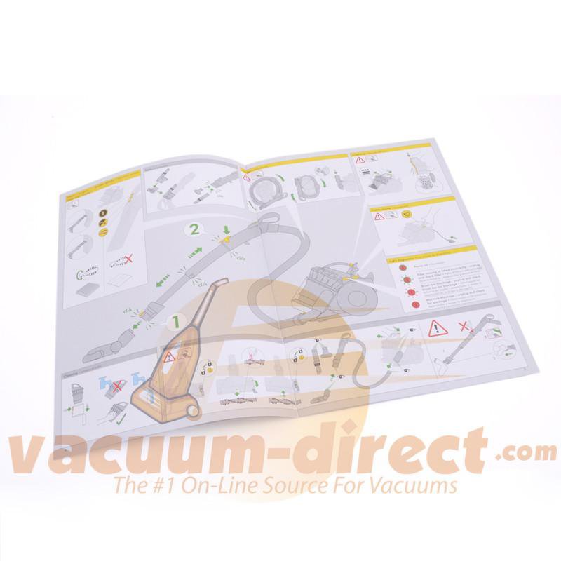 Dyson DC22 Motorhead Instruction Pack Owners Manual 914217-23