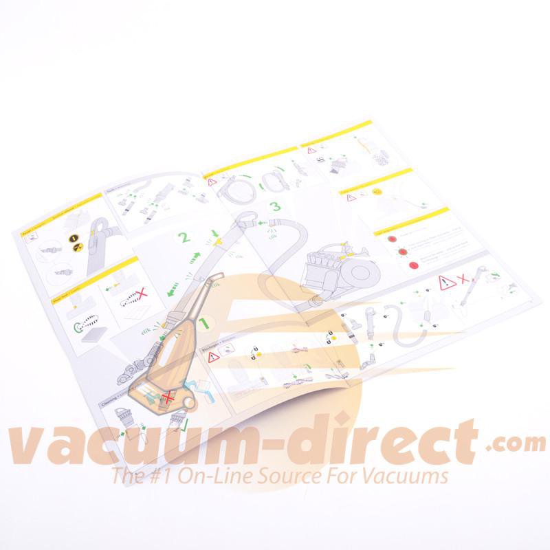 Dyson DC22 Turbinehead Instruction Pack Owners Manual 914217-22