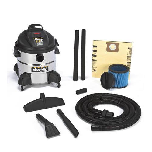 Shop-Vac 8 Gallon Stainless Steel Right Stuff Wet/Dry Vacuum 5.5 Peak HP 5866110