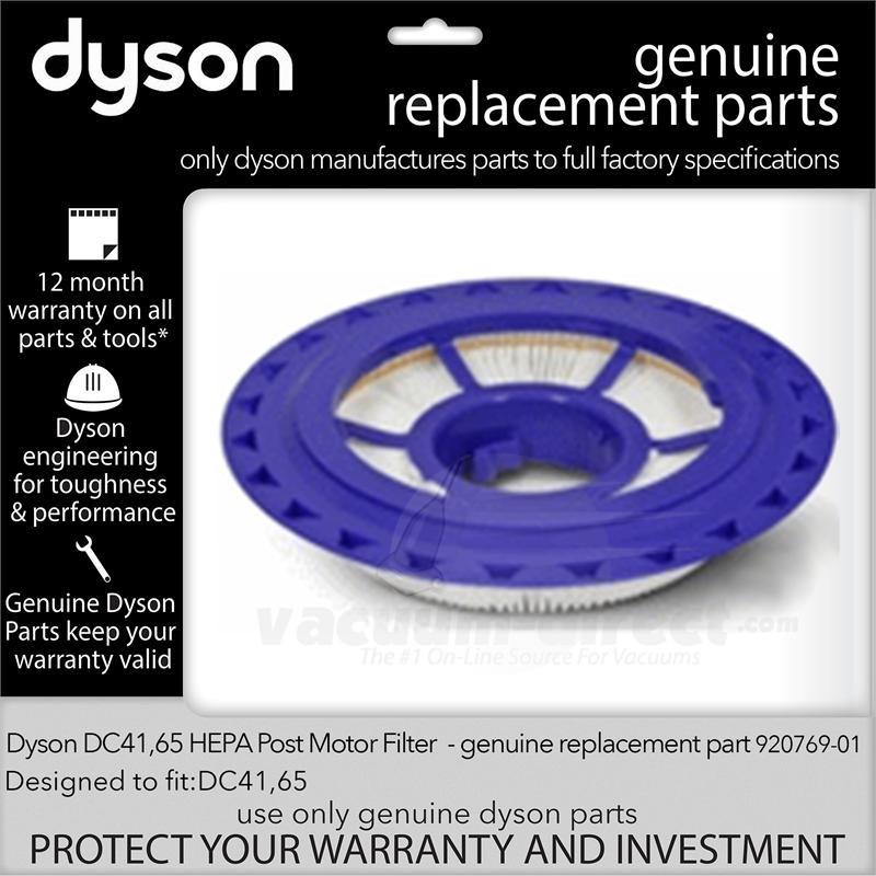 Dyson DC41 DC65 HEPA Post Motor Filter 920769-01