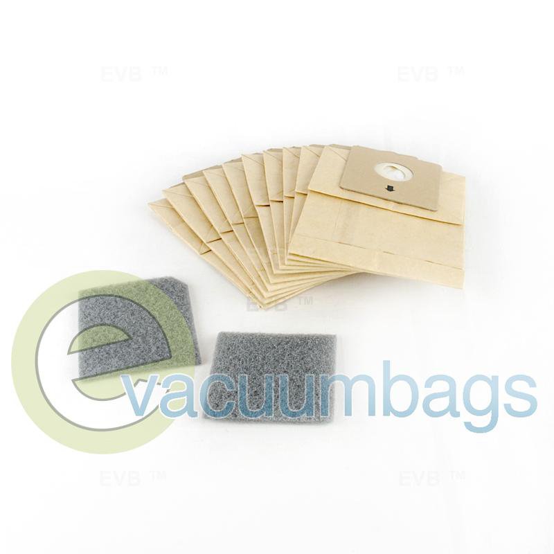 Shark Euro-Pro P704 EP704SH EP704SHF EP705 EP825 UV180 Upright Cloth Vacuum Bags 3 Pack 1009FP EU-12015