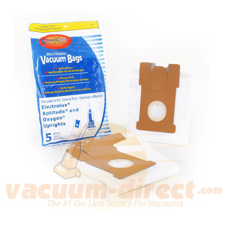 Electrolux Aptitude & Oxygen Generic Vacuum Bags by EnviroCare 5 Pack 208 26-2469-02