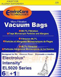 Electrolux Intensity EL5020 Generic Vacuum Bag and Filter Set by EnviroCare 6 bags & 1 Pre-Filter 225 EXR-1425