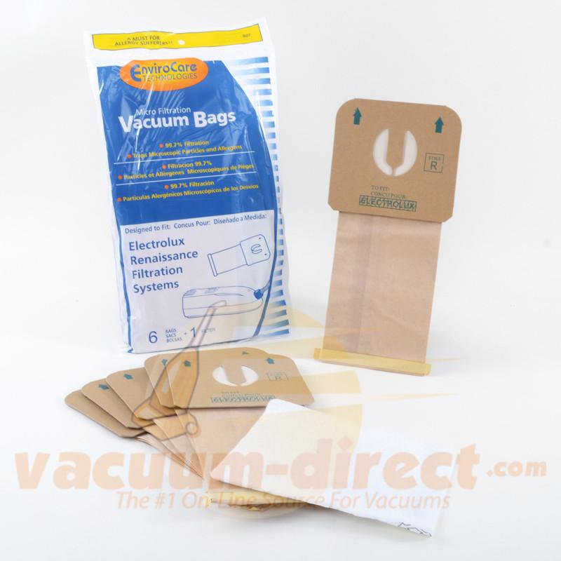Electrolux Renaissance Filtration Systems Generic Replacement Vacuum Bag and Filter Set by EnviroCare 6 Bags & 1 Filter 807 26-2448-02