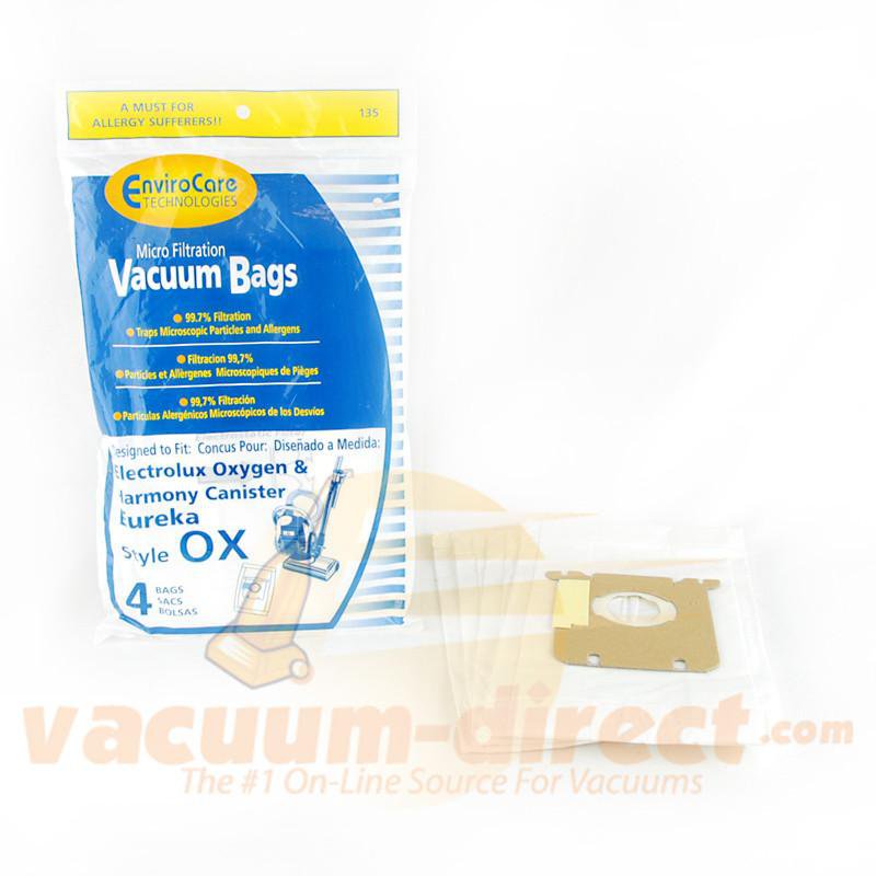 Electrolux Style S Generic Micro Filtration Bags by EnviroCare 4 Pack 135 26-2467-08