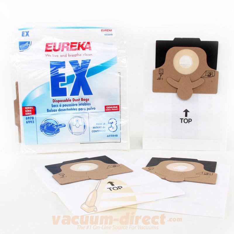 Eureka EX Powerteam Canister Vacuum Bags 3 Pack E-60284