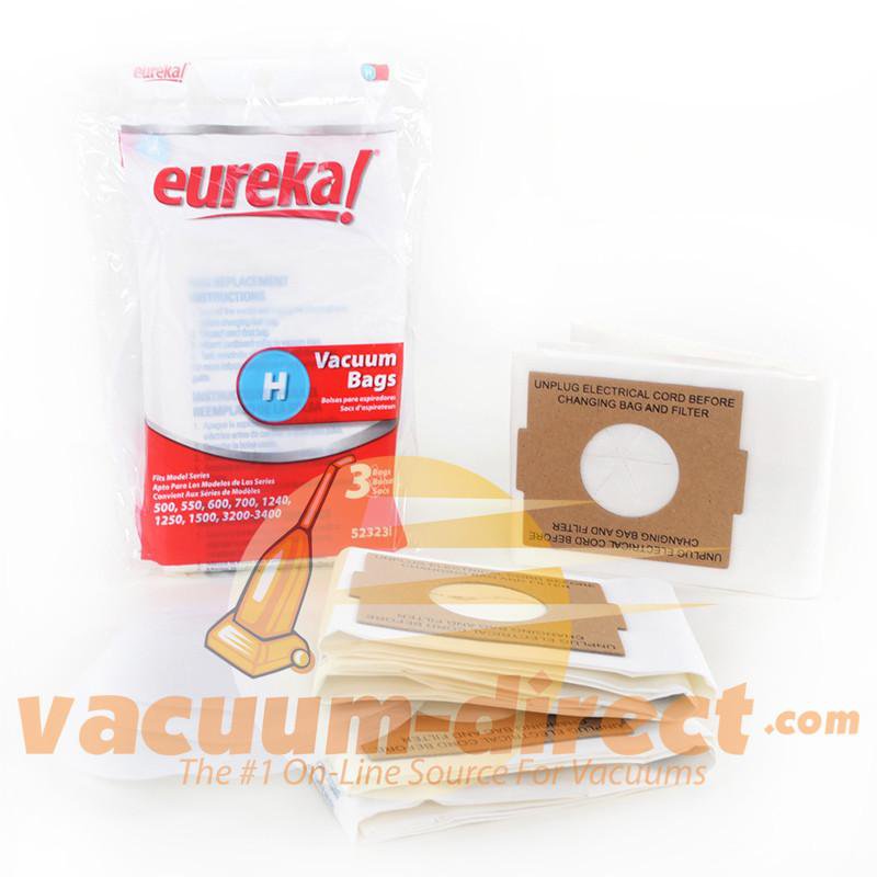 Eureka Style H Powerteam Vacuum Bags 3 Pack 23-2400-08