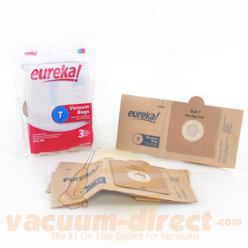 Eureka Style T 970 & 980 Series Canister Vacuum Bags 3 Pack E-61555