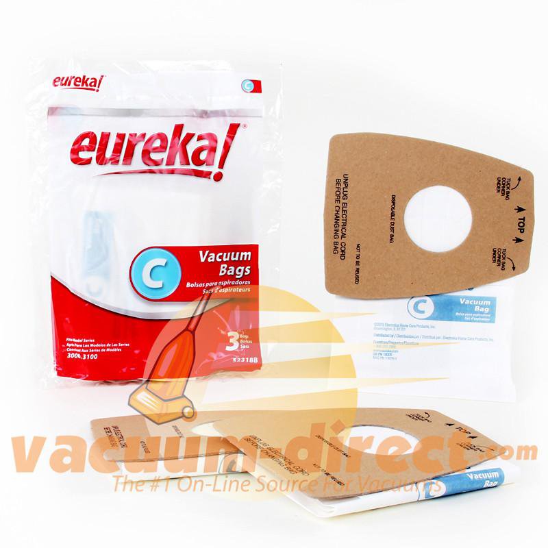 Eureka Type C Canister Vacuum Bags 3 Pack 23-2440-03