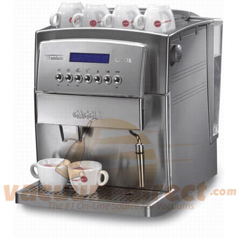 Gaggia 90500 Titanium Espresso Machine /w Decalcifier and
