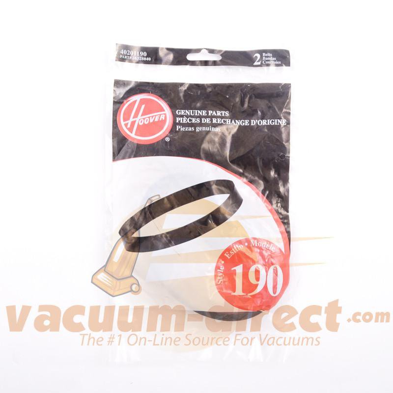 Hoover Style 190 Elite & Legacy Upright Agitator Belt 40201190 39-3134-08