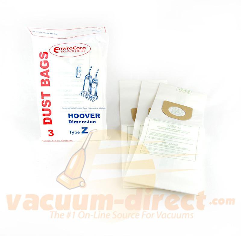 Hoover Style Z Generic Upright Vacuum Bags by EnviroCare 3 Pack 857SW HR-1426
