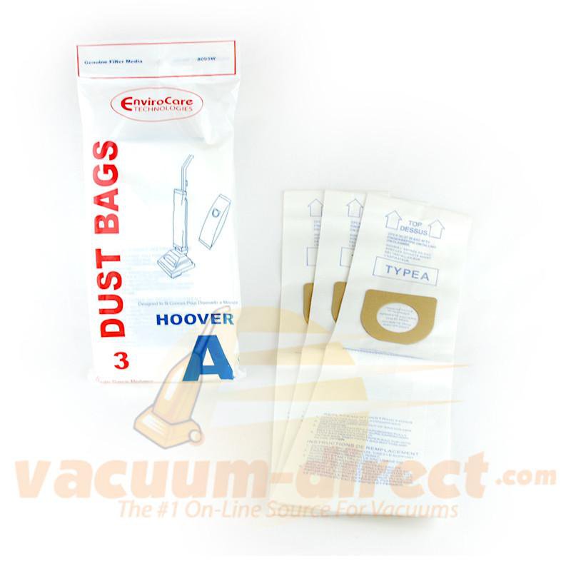 Hoover Type A Generic Vacuum Bags by EnviroCare 3 Pack 809SW HR-1401