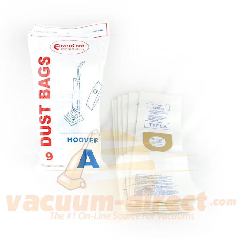 Hoover Type A Generic Vacuum Bags by EnviroCare 9 Pack 809-9SW HR-1401-9