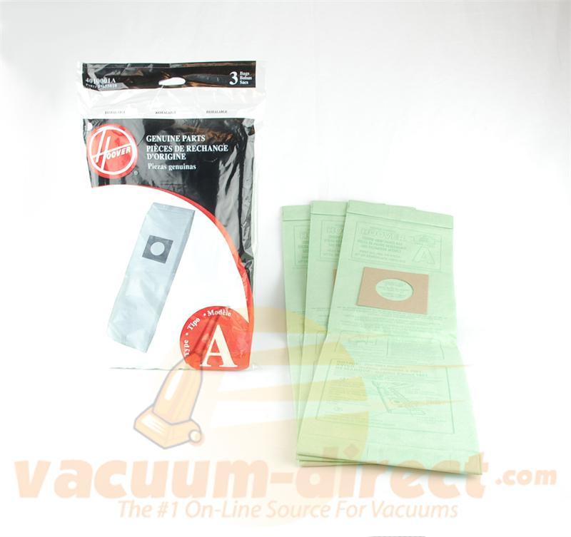 Hoover Type A Upright Vacuum Bags 3 Pack Genuine Hoover Parts 39-2440-08