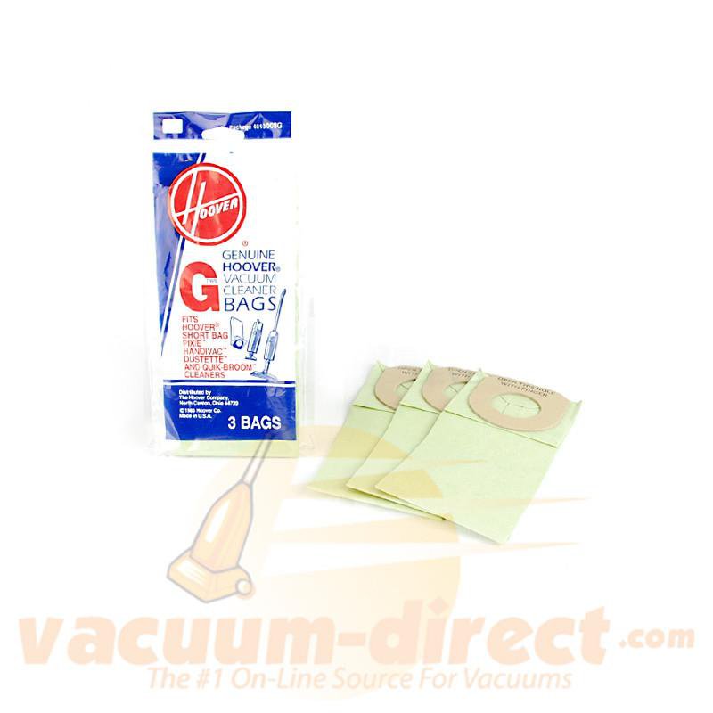 Hoover Type G Electric Broom Bags 3 Pack Genuine Hoover Parts 43-2420-06