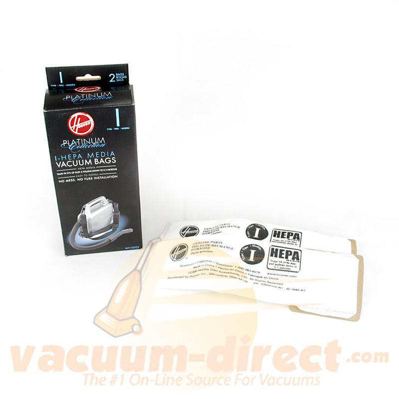 Hoover Type I HEPA Canister Vacuum Bags 2 Pack 41-2417-04